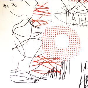 Off road II, 30 x 30, monoprint